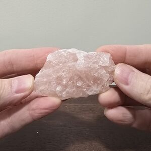 Rose Quartz Crystal Rough Stone #C